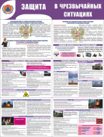 Стенд раскладной "Защита в чрезвычайных ситуациях" (пластик 2 мм) Стенд раскладной "Защита в чрезвычайных ситуациях" (пластик 2 мм)