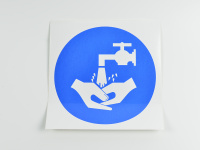 Знак M20 Мыть руки, 200х200 Знак M20 Мыть руки, 200х200