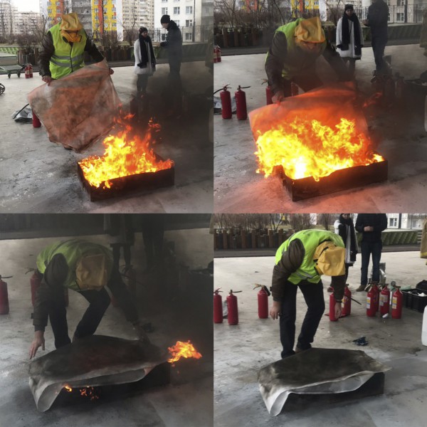 Специальная огнестойкая накидка ШАНС Специальная огнестойкая накидка ШАНС