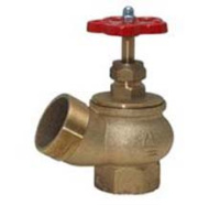 КПЛ 50-1 угловой 125° (муфта-цапка) клапан пожарный латунный КПЛ 50-1 угловой 125° (муфта-цапка) клапан пожарный латунный