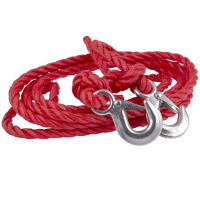 Трос буксировочный "Бурлак"(канат с двумя крюками) 5 м; 2,7 т. Трос буксировочный "Бурлак"(канат с двумя крюками) 5 м; 2,7 т.