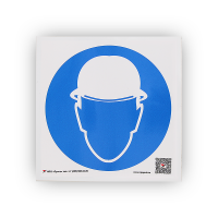 Знак M02 Работать в защитной каске (шлеме) на самоклеящейся не светящейся плёнке, 200х200 НПО ПУЛЬС Знак M02 Работать в защитной каске (шлеме) на самоклеящейся не светящейся плёнке, 200х200 НПО ПУЛЬС