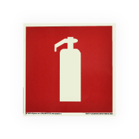 Знак F04 Огнетушитель на самоклеящейся фотолюминесцентной плёнке на пластиковой основе, 100х100 НПО ПУЛЬС Знак F04 Огнетушитель на самоклеящейся фотолюминесцентной плёнке на пластиковой основе, 100х100 НПО ПУЛЬС