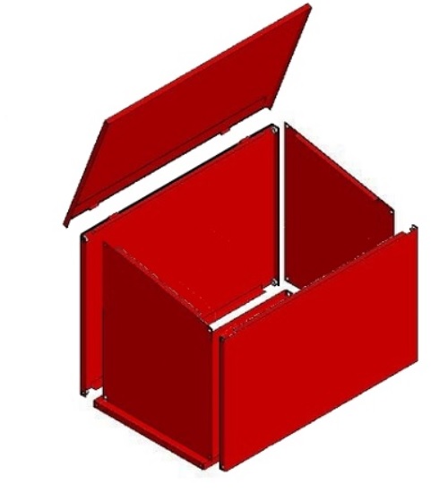 Ящик для песка сборно-разборный (1 м3) Ящик для песка сборно-разборный (1 м3)