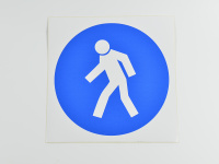 Знак M10 Проход здесь, 200х200 Знак M10 Проход здесь, 200х200