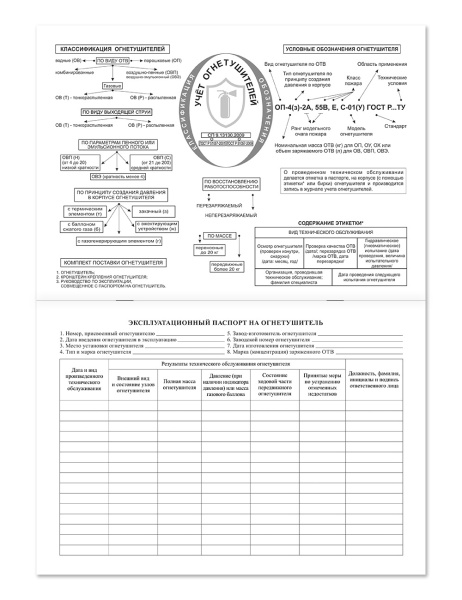 Журнал учета огнетушителей НПО Пульс Журнал учета огнетушителей НПО Пульс