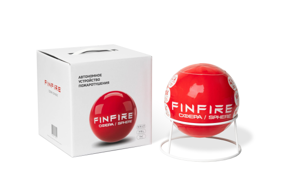 АУПП Сфера FINFIRE красный огнетушитель самосрабатывающий АУПП Сфера FINFIRE красный огнетушитель самосрабатывающий