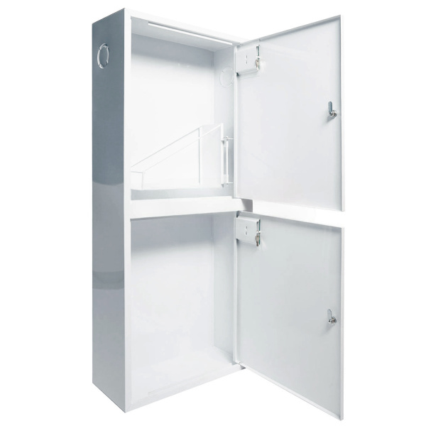 ШП-К-О-320 НЗБ (ШПКО-12НЗБ) правый шкаф пожарный с почтовым замком (навесной, закрытый, белый) ШП-К-О-320 НЗБ (ШПКО-12НЗБ) правый шкаф пожарный с почтовым замком (навесной, закрытый, белый)