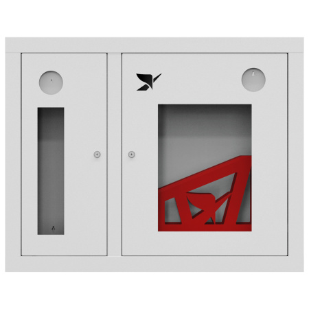 ШП-К-О-Пульс-315 ВОБ правый шкаф пожарный с почтовым замком (встроенный, открытый, белый) ШП-К-О-Пульс-315 ВОБ правый шкаф пожарный с почтовым замком (встроенный, открытый, белый)