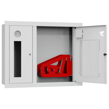 ШП-К-О-Пульс-315 ВОБ правый шкаф пожарный с почтовым замком (встроенный, открытый, белый) ШП-К-О-Пульс-315 ВОБ правый шкаф пожарный с почтовым замком (встроенный, открытый, белый)