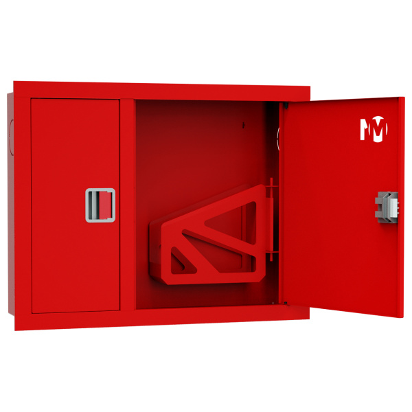 ШП-К-О-002 "Т" ВЗК М01 ЕВРО правый шкаф пожарный с евроручкой (встроенный, закрытый, красный) ШП-К-О-002 "Т" ВЗК М01 ЕВРО правый шкаф пожарный с евроручкой (встроенный, закрытый, красный)