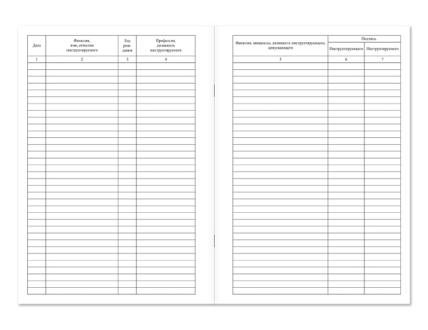 Журнал регистрации вводного инструктажа по ГО и ЧС Магазин 01 Журнал регистрации вводного инструктажа по ГО и ЧС Магазин 01