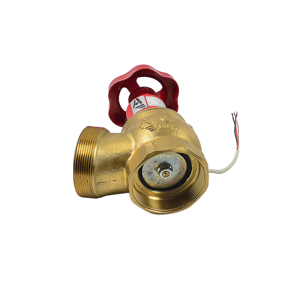 КПЛ 65-1 угловой 125° (муфта-цапка) с датчиком положения 65 мм клапан пожарный латунный КПЛ 65-1 угловой 125° (муфта-цапка) с датчиком положения 65 мм клапан пожарный латунный