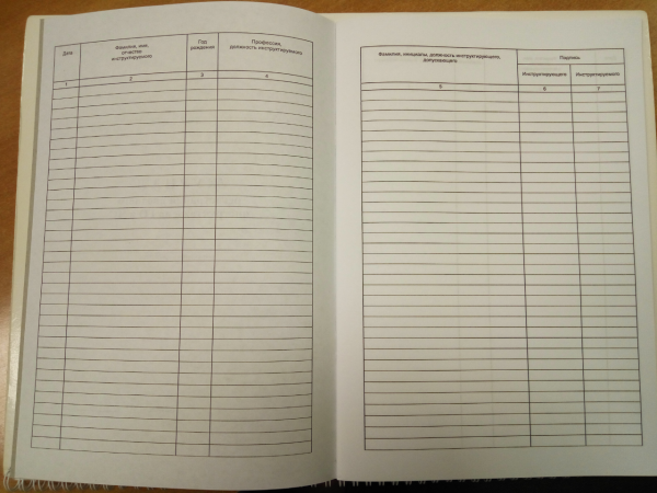 Журнал регистрации вводного инструктажа по ГО и ЧС Журнал регистрации вводного инструктажа по ГО и ЧС